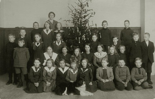 Julkort Hörneå skola